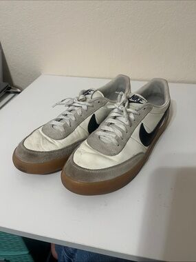 Nike Men’s Killshot White and Brown Leather and Suede Shoes Size 8
